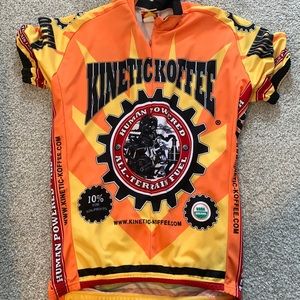Kinetic coffee cycle jersey